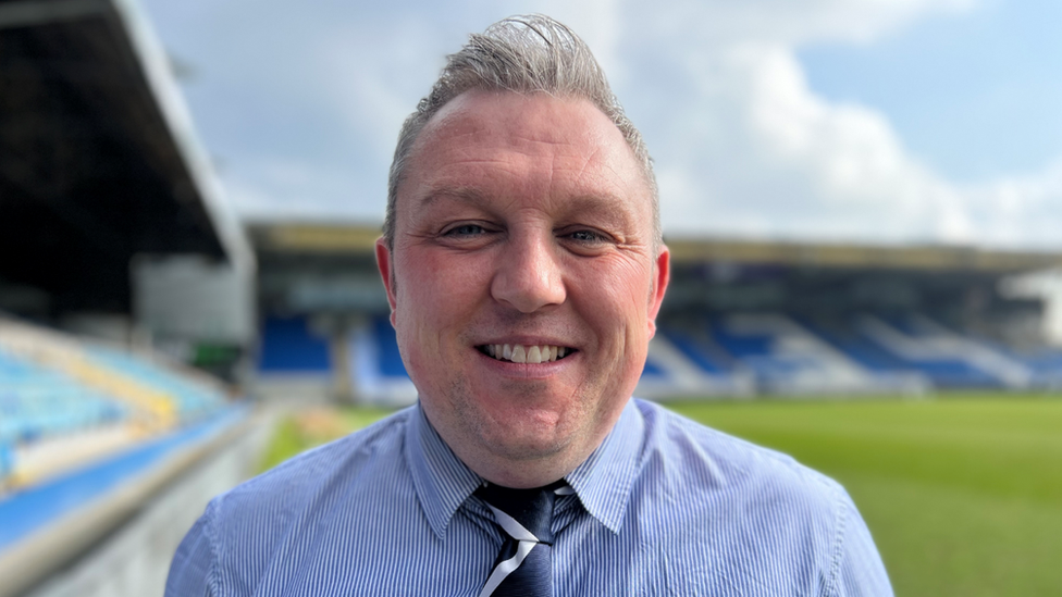 Ben Wilson at the Weston Homes Stadium