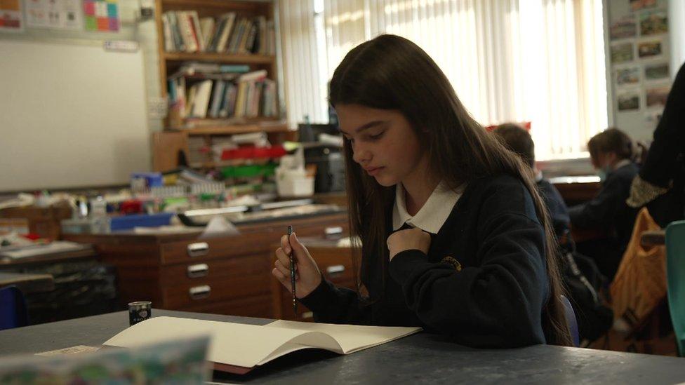 Albina yn Ysgol y Moelwyn