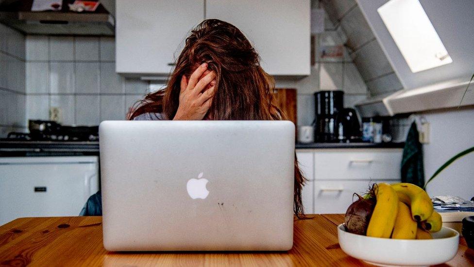 Student at laptop