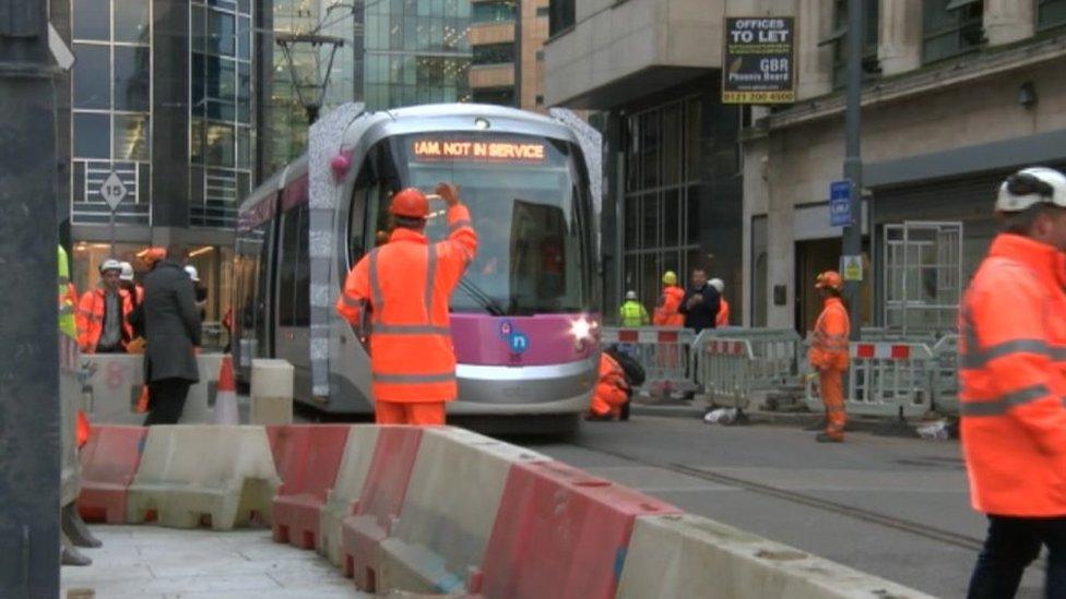 Tram in Birmingham