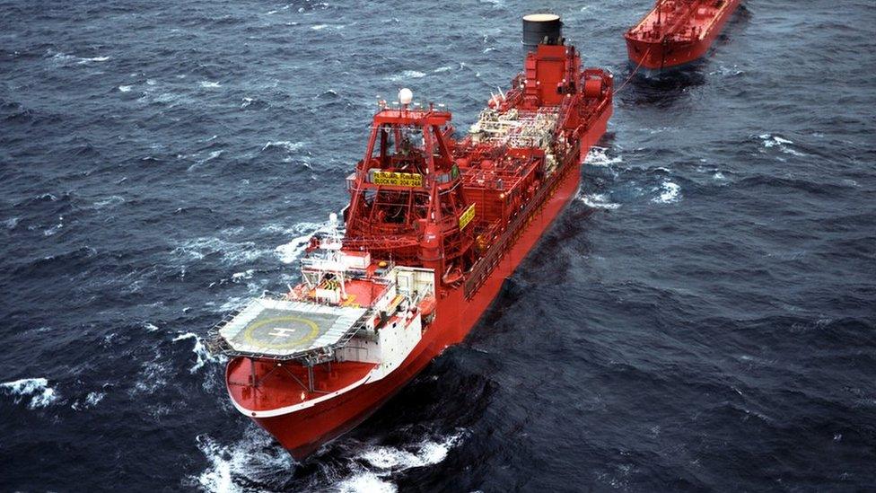 Petrojarl Foinaven floating production storage vessel