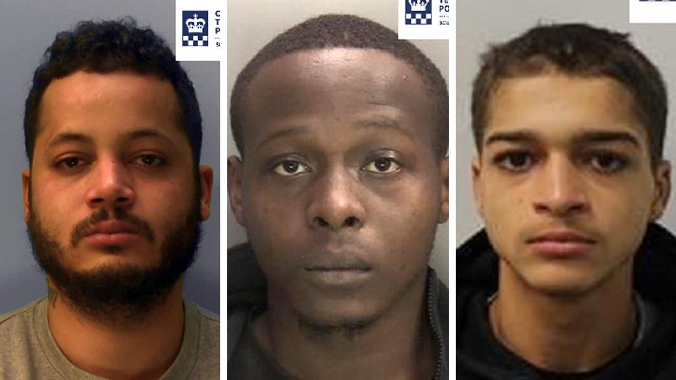 Reis Forde, Caleb Wenyeve and Tyler King custody photos