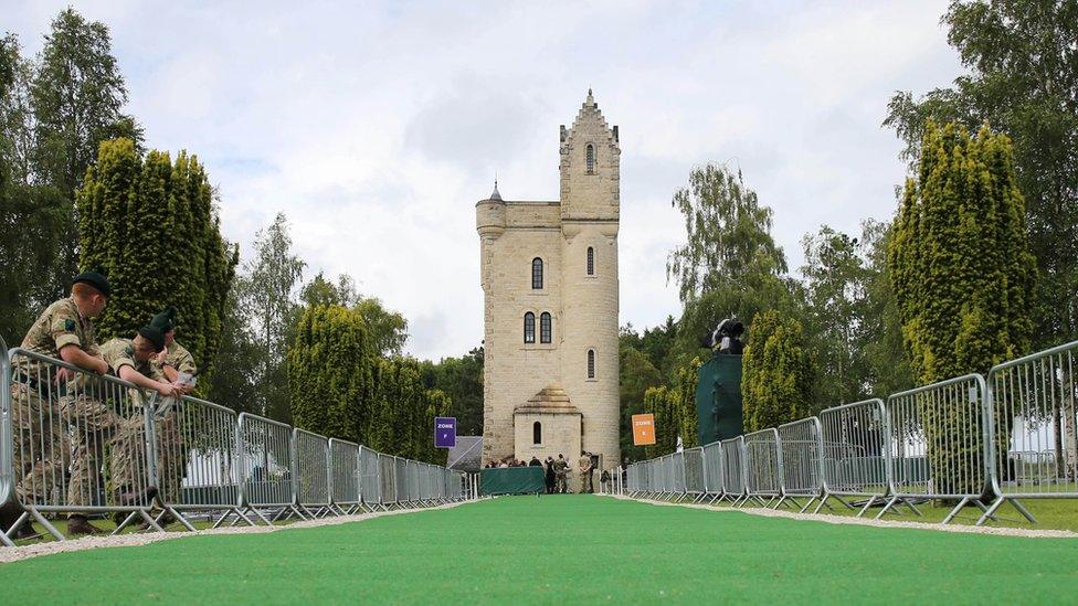 The Ulster Tower in Thiepval