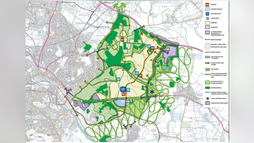 Map of plans