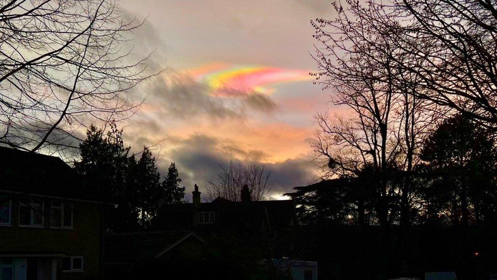 Rainbow cloud