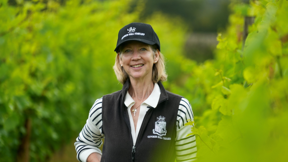 Linda Howard, Giffords Hall Vineyard