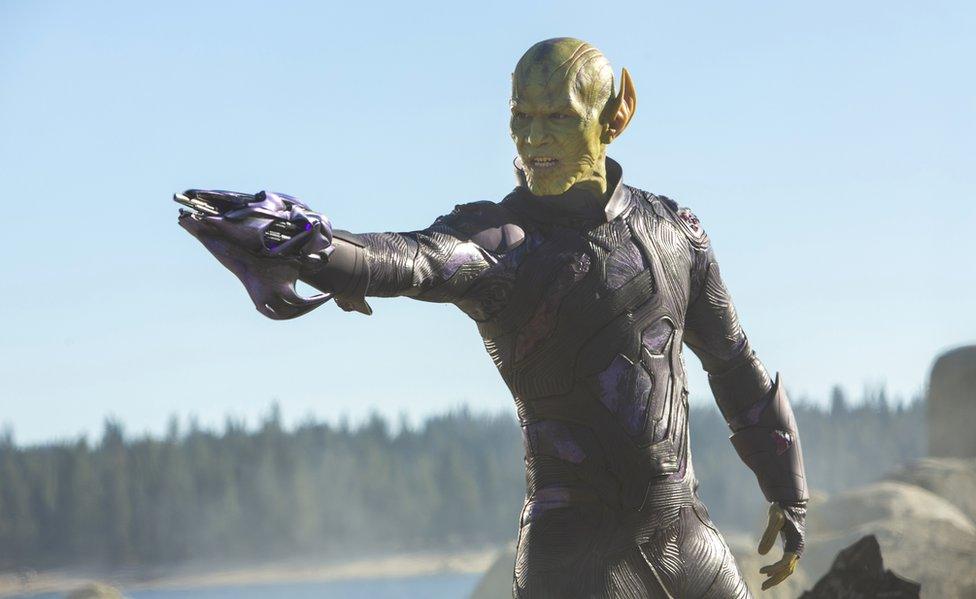 Ben Mendelsohn as leading Skrull baddie, Talos