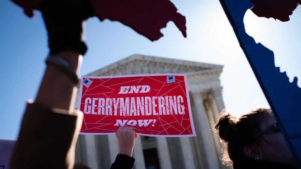 A Fair Maps Rally was held in front of the US Supreme Court on 26 March in Washington, DC