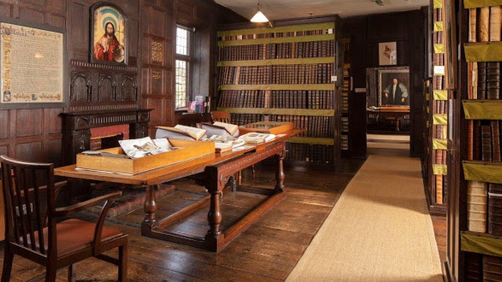 Interior of Thomas Plume's Library, Market Hill, Maldon, Essex