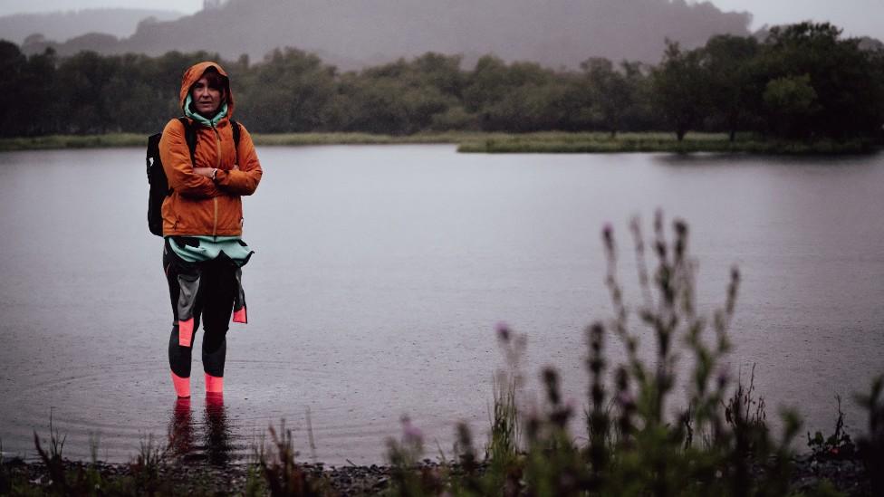 Andrea Mason in Lake Bala