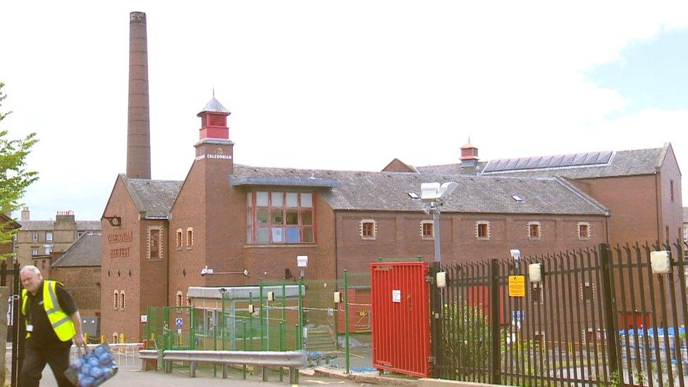 The Caledonian Brewery in Edinburgh