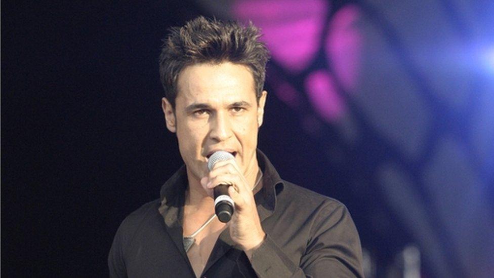 Chico Slimani performing at Proms in the Park in 2006