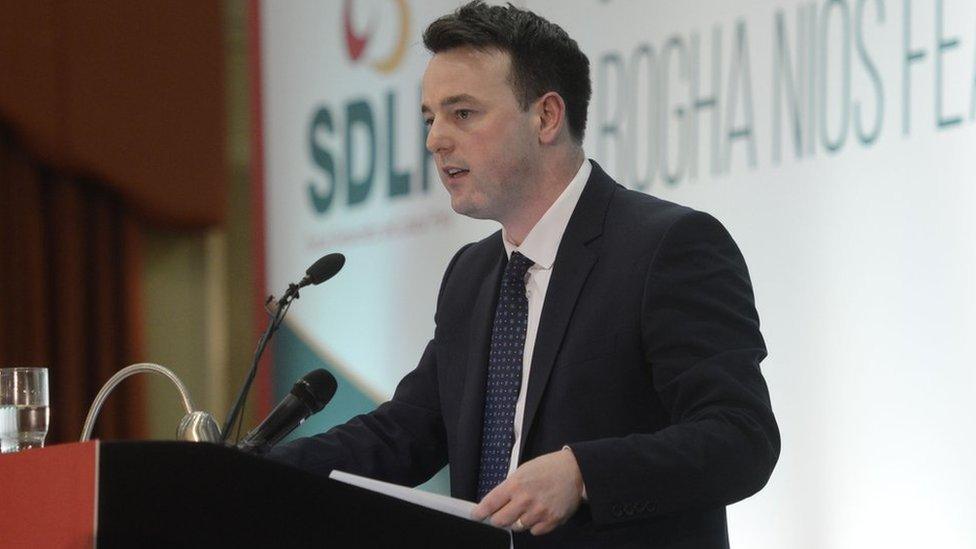 SDLP leader Colum Wastwood