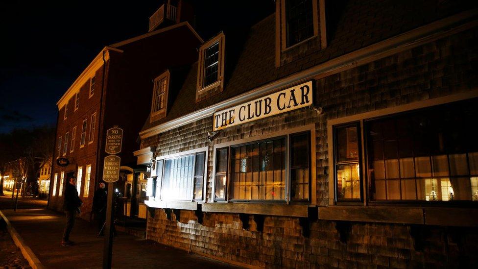 The alleged incident occurred at The Club Car restaurant in Nantucket.