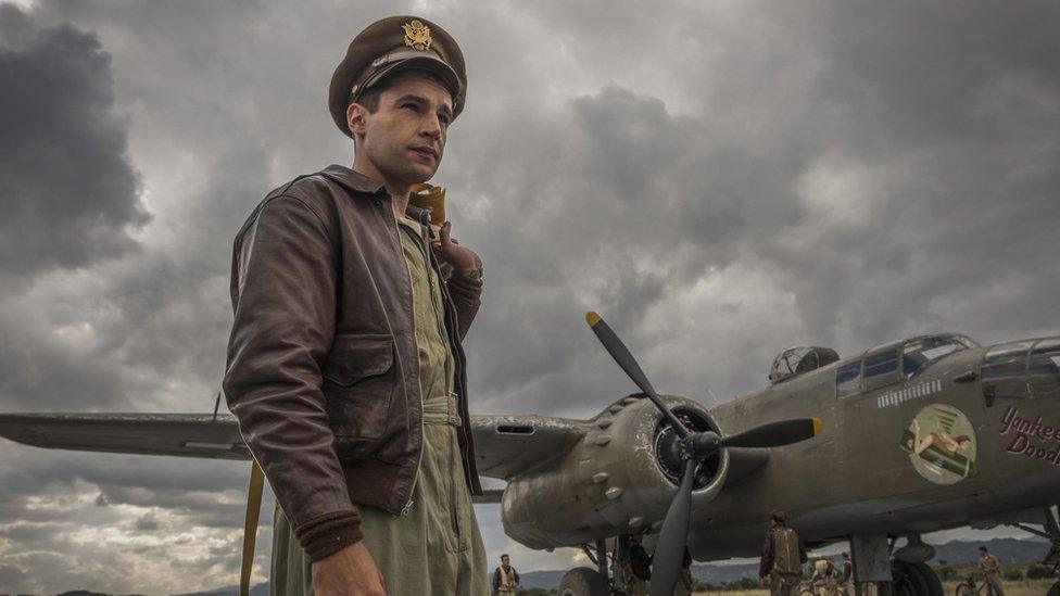 Christopher Abbott plays Yossarian, who is desperate to escape his bomber squadron