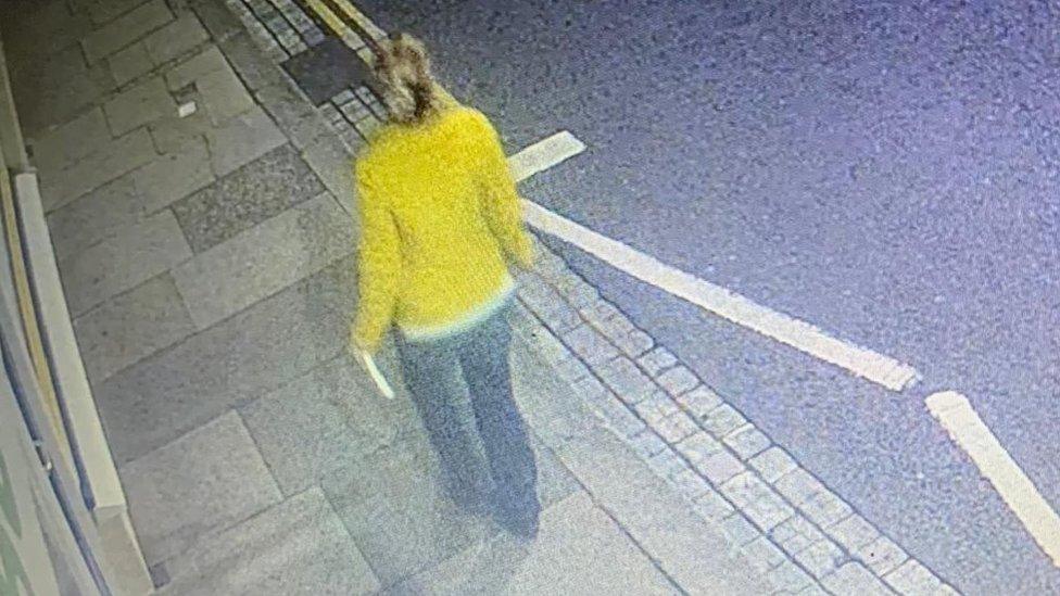 CCTV still of her