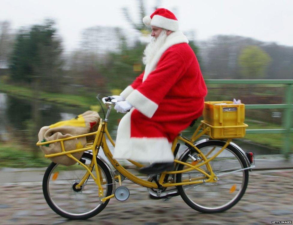 Cycle Santa