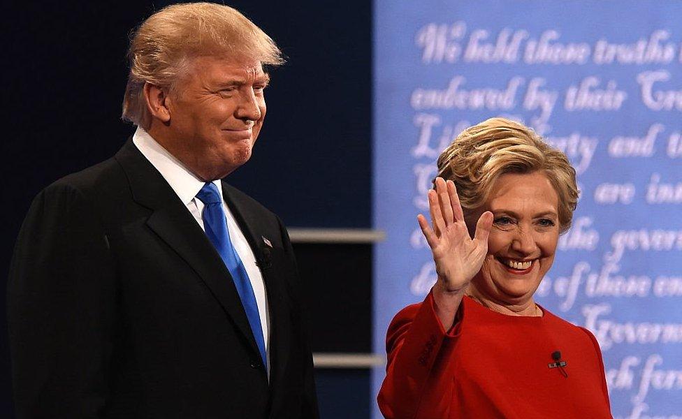 Donald Trump and Hillary Clinton