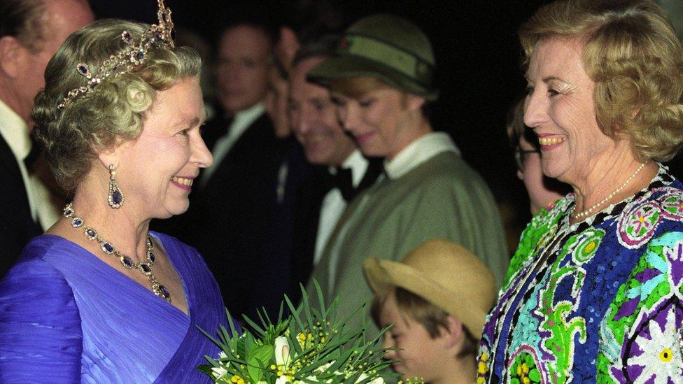 The Queen and Dame Vera Lynn