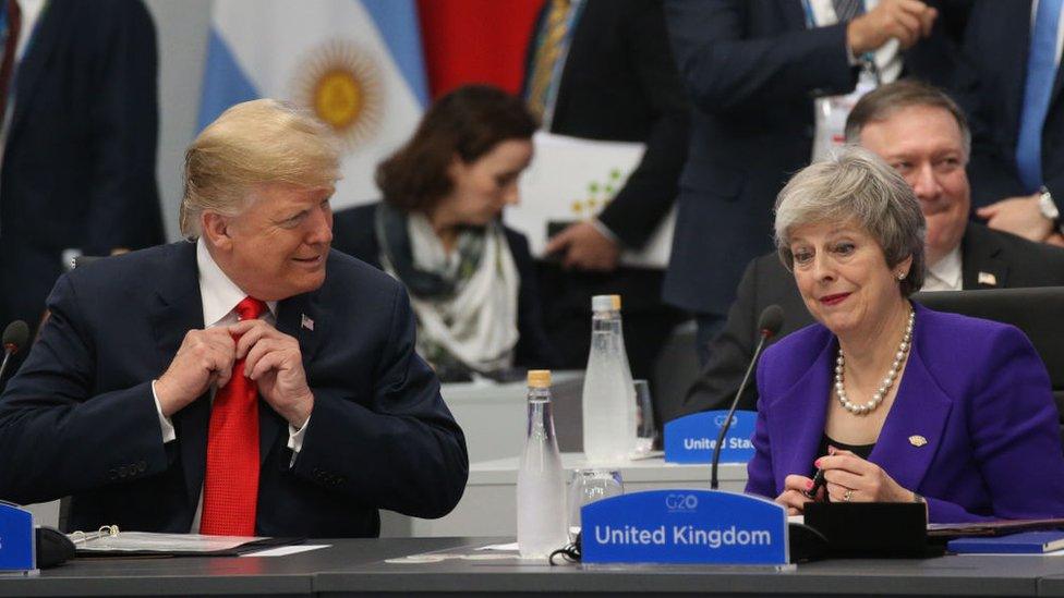 Trump and May