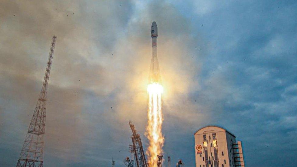 Luna-25 blasts off from a launchpad at the Vostochny Cosmodrome in the far eastern Amur region, Russia, August 11, 2023