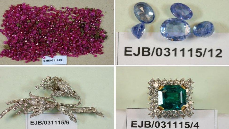 Items found by police following the Hatton Garden raid