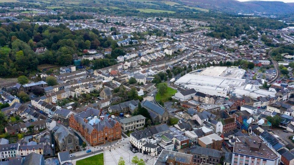 Merthyr from above