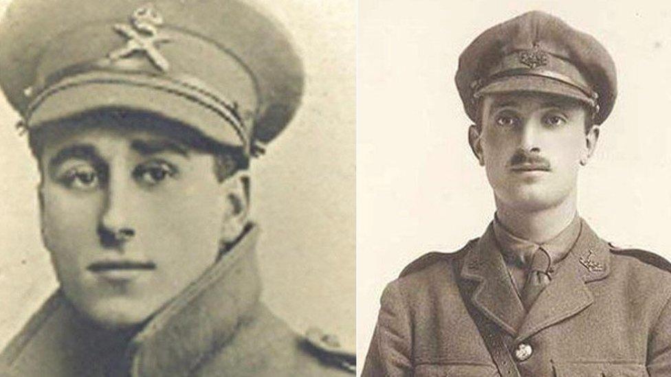 Lt Walter Ogden and Lt Donald Bell VC