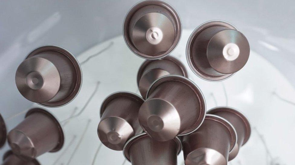 Nespresso coffee capsules