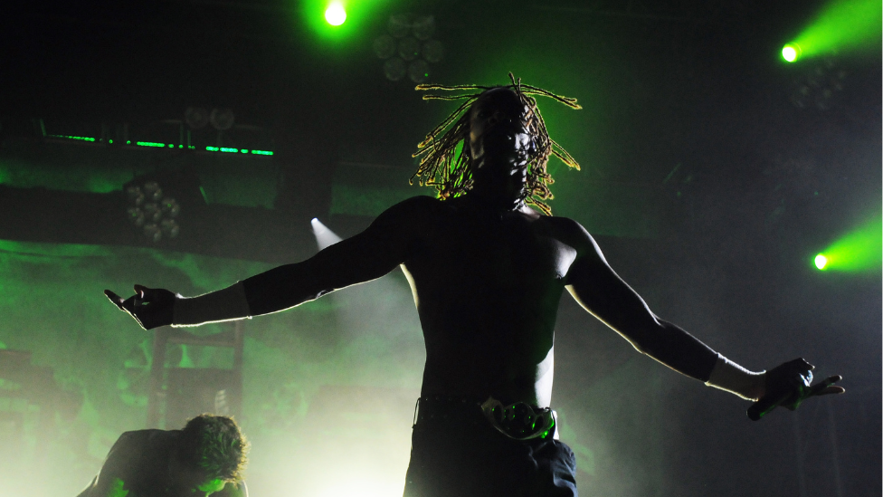 The Prodigy's Maxim performing at BBC Radio 1's Big Weekend Swindon in 2009