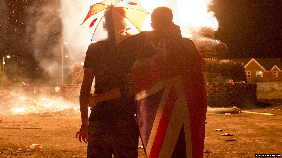 The majority of bonfires were safely run, with many enjoying the entertianment late into the night