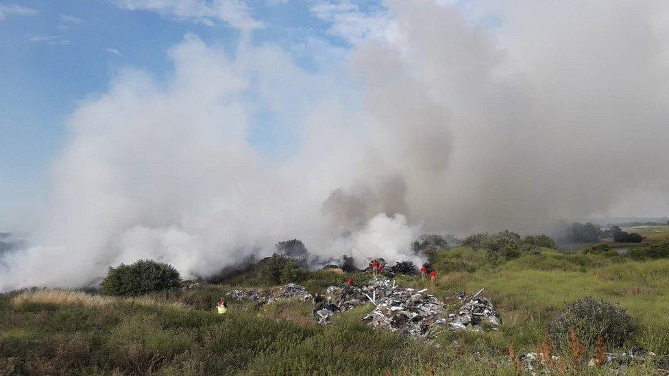 Rainham grass fire