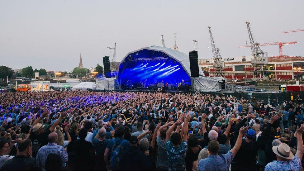 Loyds Ampitheatre Bristol Sounds concert