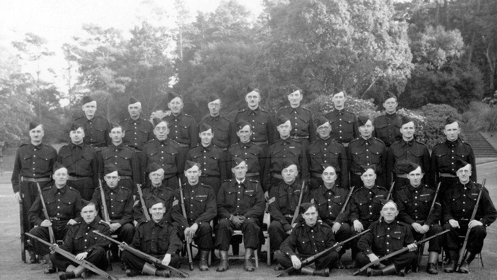 The Home Guard at Bangor Castle