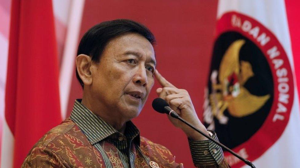 Wiranto pictured last year