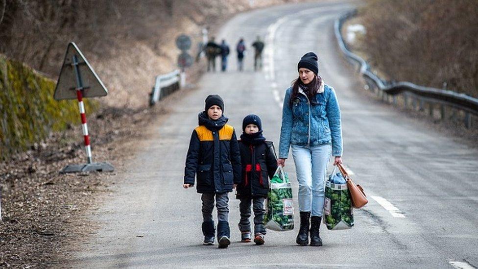 Ukrainian refugees