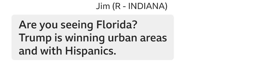 Are you seeing Florida?