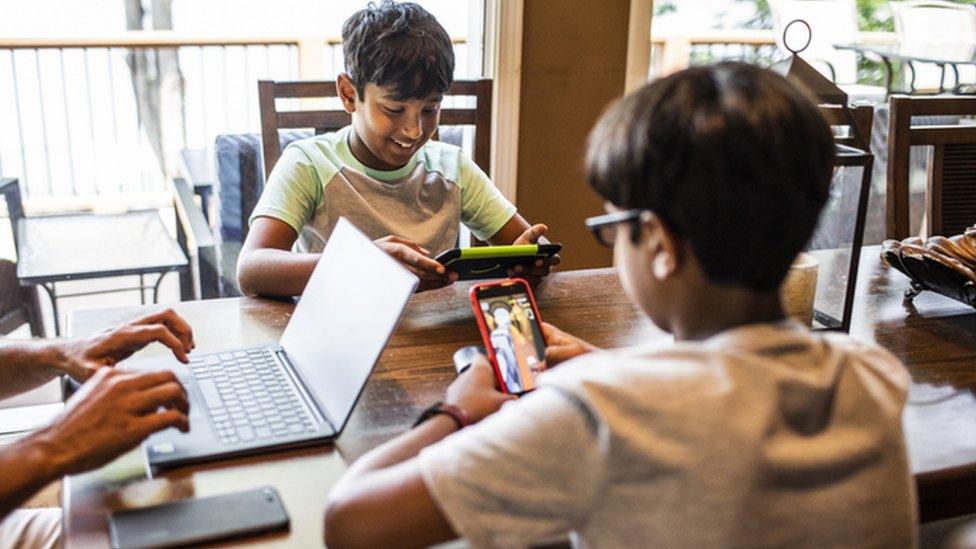 boys on laptop