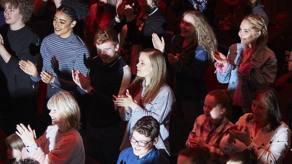 Audience members at the Royal & Derngate