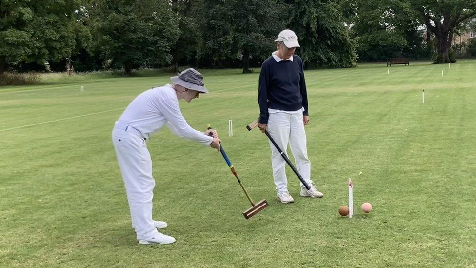 croquet game