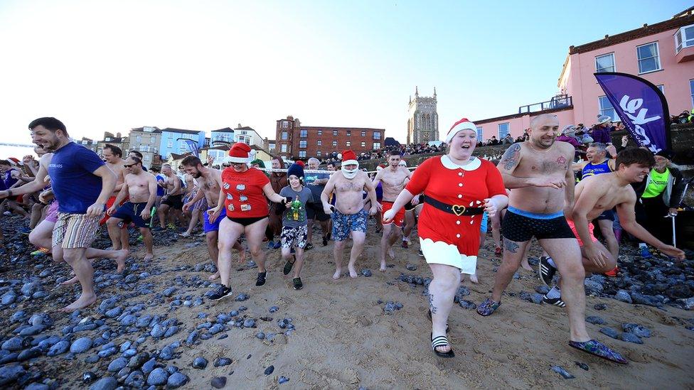 Boxing Day event in Cromer, 2017