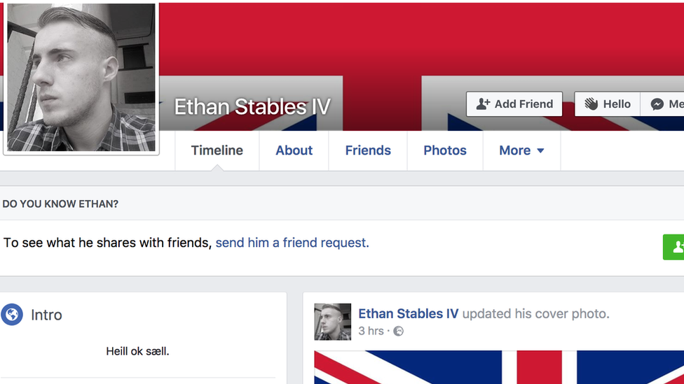 Ethan Stables Facebook account