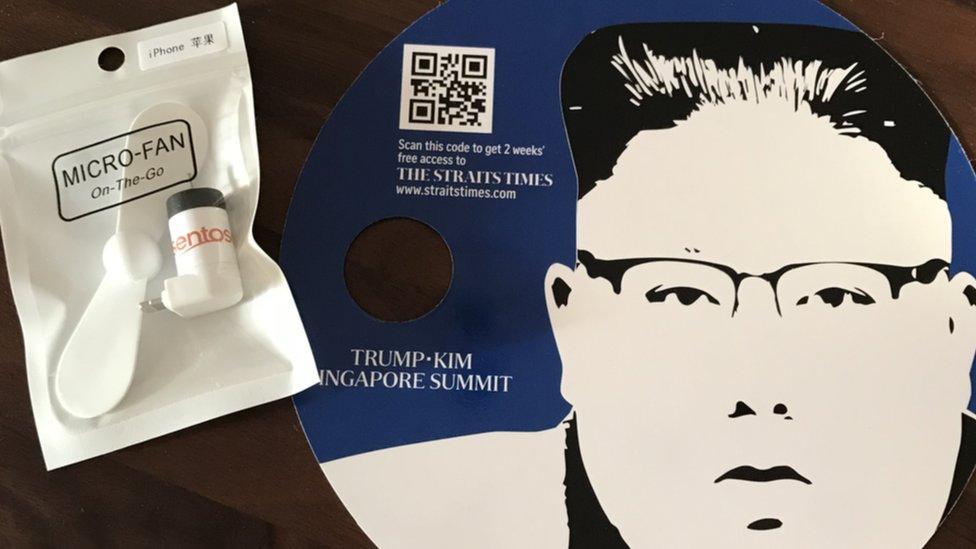 USB fan and Kim Jong-Un CD