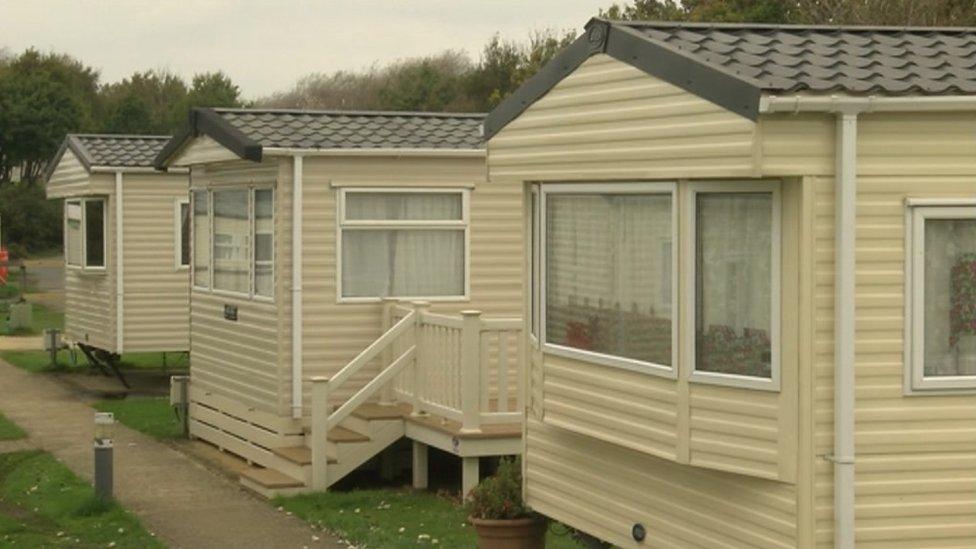 Rookley Country Park caravans