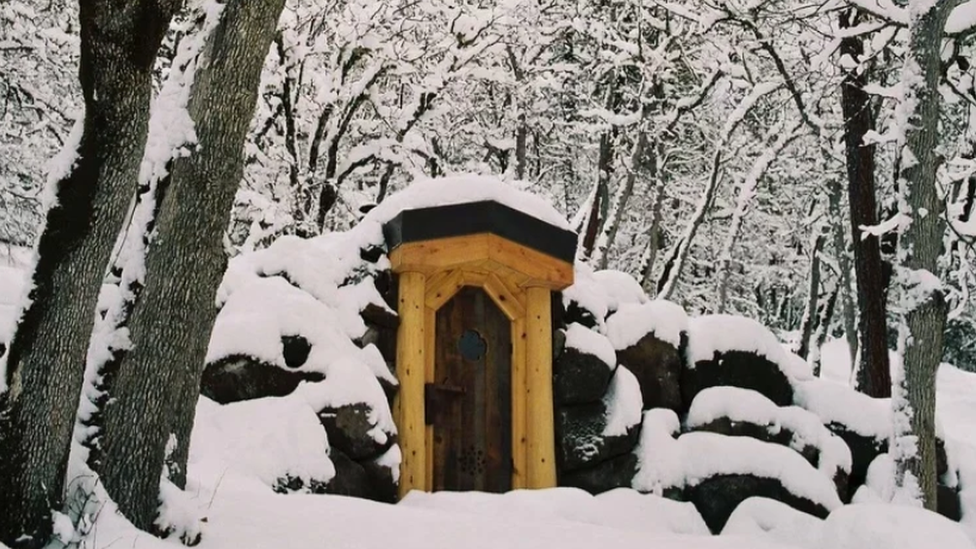 The 'dark retreat' room is partially underground, with no windows or natural light