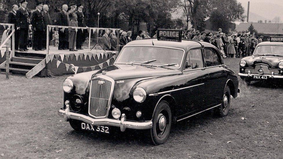 Old police car