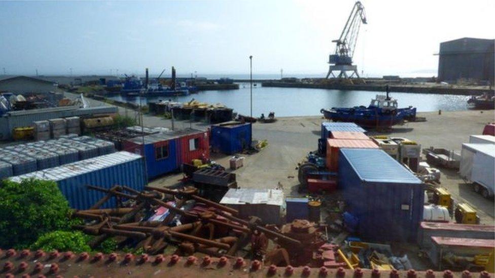 BiFab yard at Burntisland