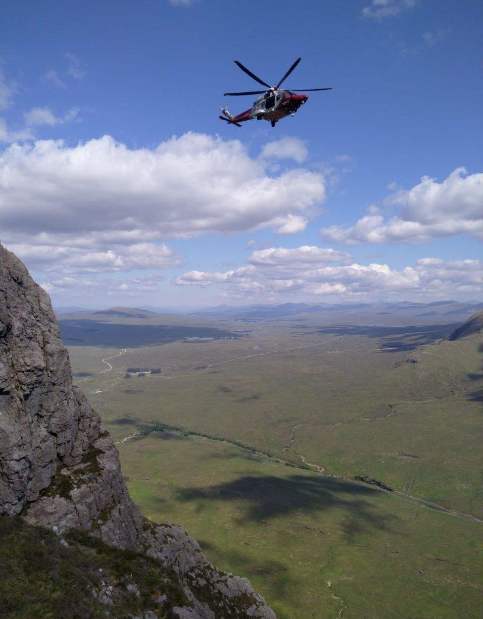 Coastguard helicopter