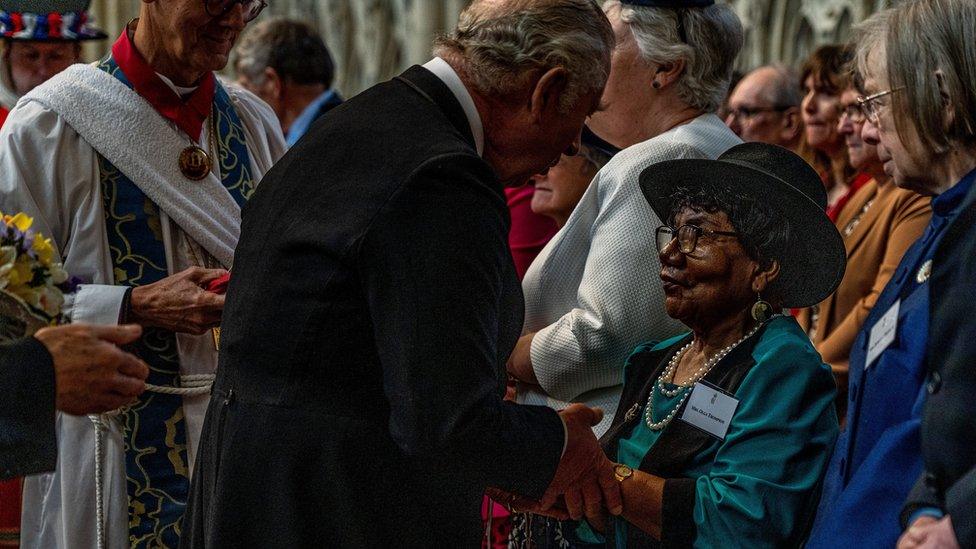 King Charles distributes Maundy money