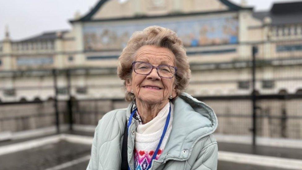 Margaret Herbert, 91, at Doncaster Grand Theatre